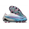 Nike Phantom GX Elite FG Nuovo Blu Baltico Rosa Blast Bianco Laser Blu