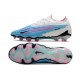 Nike Phantom GX Elite FG Nuovo Blu Baltico Rosa Blast Bianco Laser Blu