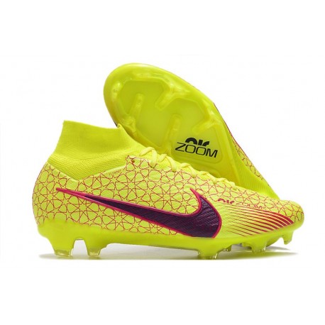 Scarpe Nike Mercurial Superfly 9 Elite FG Giallo Rosso