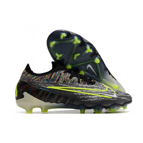 Nike Phantom GX Elite FG Nuovo Nero Volt Bianco Blu Glow