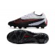 Nike Phantom GX Elite FG Nuovo Nero Grigio Rosso