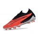 Scarpe Nike Phantom GX Elite FG Cremisi Vivace Nero Bianco