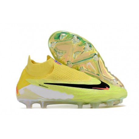 Scarpe da Calcio Nike Phantom Gx Elite DF FG Giallo Verde Nero