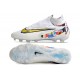 Scarpe da Calcio Nike Phantom Gx Elite DF FG Bianco Oro