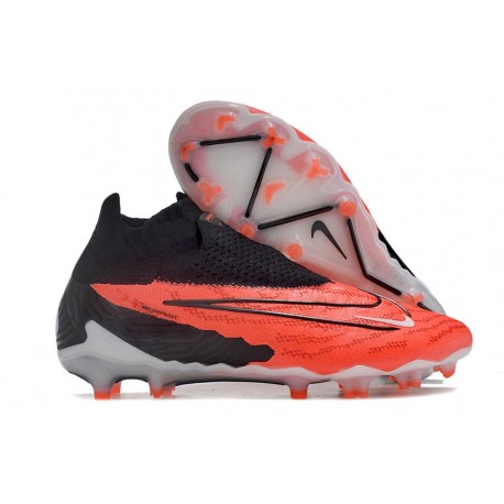 Scarpe da Calcio Nike Phantom Gx Elite DF FG Cremisi Vivace Nero Bianco