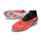Scarpe da Calcio Nike Phantom Gx Elite DF FG Cremisi Vivace Nero Bianco