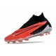 Scarpe da Calcio Nike Phantom Gx Elite DF FG Cremisi Vivace Nero Bianco