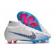 Nike Zoom Mercurial Superfly IX Elite FG Bianco Blu