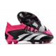 Scarpa adidas Predator Accuracy .1 FG Nero Core Bianco Rosa Shock Team