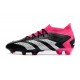Scarpa adidas Predator Accuracy .1 FG Nero Core Bianco Rosa Shock Team