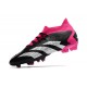 Scarpa adidas Predator Accuracy .1 FG Nero Core Bianco Rosa Shock Team
