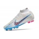 Nike Zoom Mercurial Superfly IX Elite FG Bianco Blu