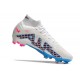 Nike Zoom Mercurial Superfly IX Elite FG Bianco Blu