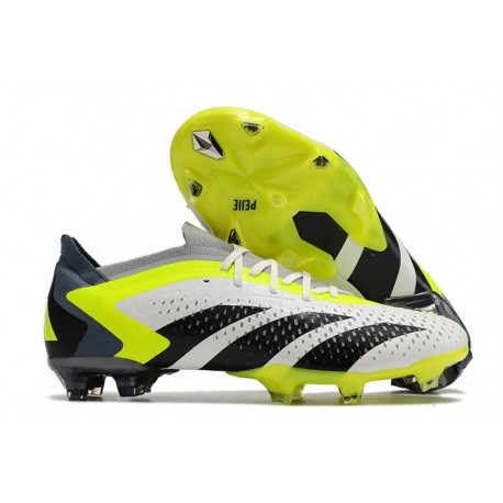 Adidas Predator Accuracy .1 L FG Bianco Nero Core Limone Lucido