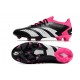 Adidas Predator Accuracy .1 L FG Nero Core Bianco Rosa Shock Team