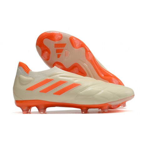 Scarpe da calcio adidas Copa Pure+ FG Bianco Off Arancione Solare Team