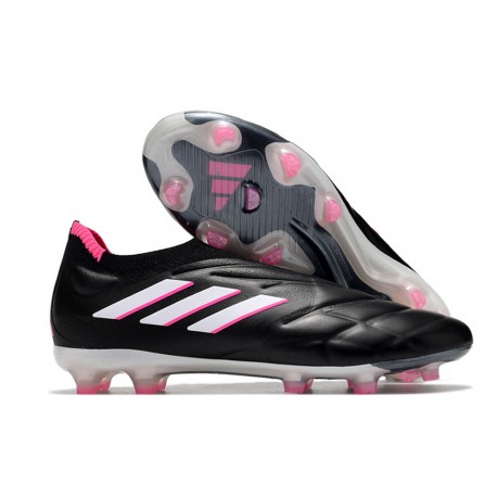 Scarpe da calcio adidas Copa Pure+ FG Nero Core Zero Metallico Rosa Shock Team