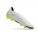 Scarpe da calcio adidas Copa Pure+ FG Bianco Nero Core Limone Lucido