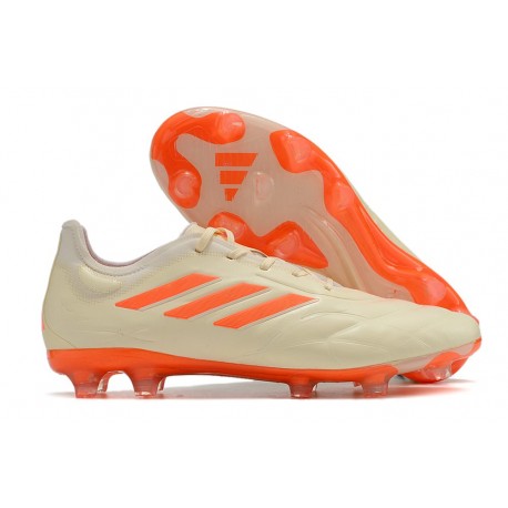 adidas Copa Pure.1 FG Scarpa Nuovo Bianco Off Arancione Solare Team