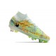 Nike Air Zoom Mercurial Superfly IX Elite SG Verde Orzo Blu Nerastro Arancione Total