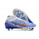 Scarpa Nike Air Zoom Mercurial Superfly IX Elite SG Bianco Blu Oro
