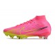 Scarpa Nike Air Zoom Mercurial Superfly IX Elite SG Rosa Blast Volt Gridiron