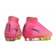 Scarpa Nike Air Zoom Mercurial Superfly IX Elite SG Rosa Blast Volt Gridiron