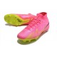Scarpa Nike Air Zoom Mercurial Superfly IX Elite SG Rosa Blast Volt Gridiron