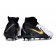 Scarpa Nike Phantom Luna 2 Elite FG Bianco Nero Oro Metallizzato
