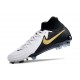 Scarpa Nike Phantom Luna 2 Elite FG Bianco Nero Oro Metallizzato