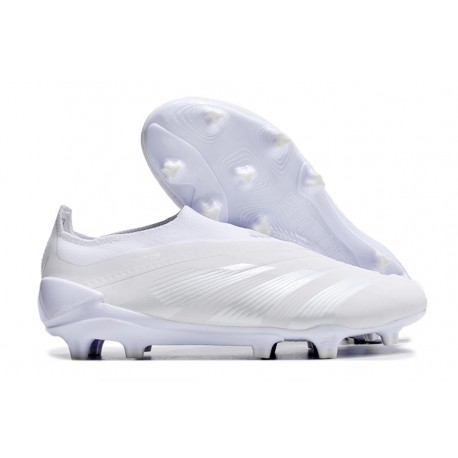 adidas - Predator 24 Elite LL FG Bianco Argento Met