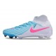 Scarpa Nike Phantom Luna 2 Elite FG Blu Bianco Rosa