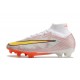 Nike Zoom Mercurial Superfly IX Elite FG Bianco Oro Rosso