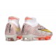 Nike Zoom Mercurial Superfly IX Elite FG Bianco Oro Rosso