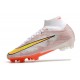 Nike Zoom Mercurial Superfly IX Elite FG Bianco Oro Rosso