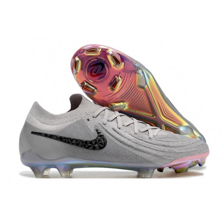 Scarpe Nike Phantom GX II Elite FG Grigio Nero