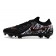 Scarpe Nike Phantom GX II Elite FG Nero Bianco Rosso