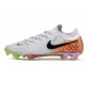 Scarpe Nike Phantom GX II Elite FG Bianco Nero Arancione