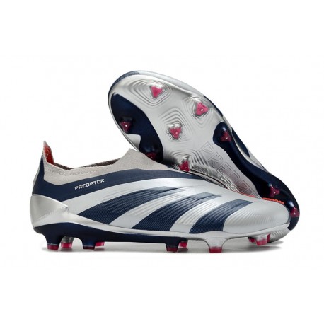 adidas - Predator 24 Elite LL FG Argento Nero Rosso