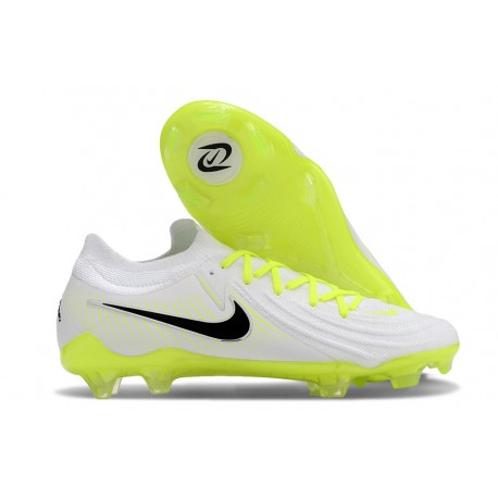 Scarpe Nike Phantom GX II Elite FG Bianco Giallo Nero