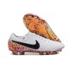 Nike Tiempo Legend X Elite FG Scarpa Bianco Nero Arancione