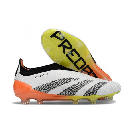 adidas - Predator 24 Elite LL FG Bianco Nero Arancione