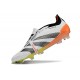 Scarpe adidas Predator 24 Elite FT FG Bianco Nero Arancione