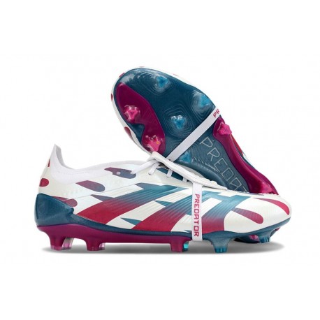 Scarpe adidas Predator 24 Elite FT FG Bianco Rosso Blu