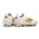 Adidas Scarpa F50 Elite Senza Lacci FG Ftwr Bianco Oro Met Ftwr Bianco