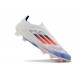 Adidas Scarpa F50 Elite Senza Lacci FG Ftwr Bianco Rosso Solare Blu Lucido
