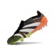Scarpe adidas Predator 24 Elite FT FG Nero Bianco Arancione Verde