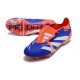 Scarpe adidas Predator 24 Elite FT FG Blu BIanco Rosso