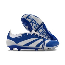 Scarpe adidas Predator 24 Elite FT FG Blu Bianco