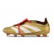 Scarpe adidas Predator 24 Elite FT FG Oro Met Bianco Rosso